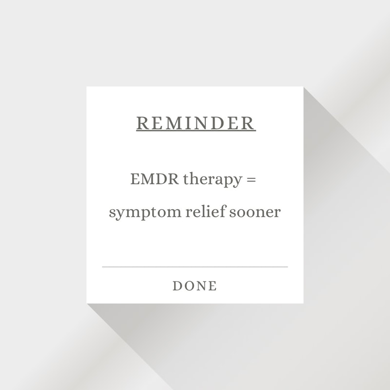 EMDR Intensive Therapy = Symptom Relief Sooner